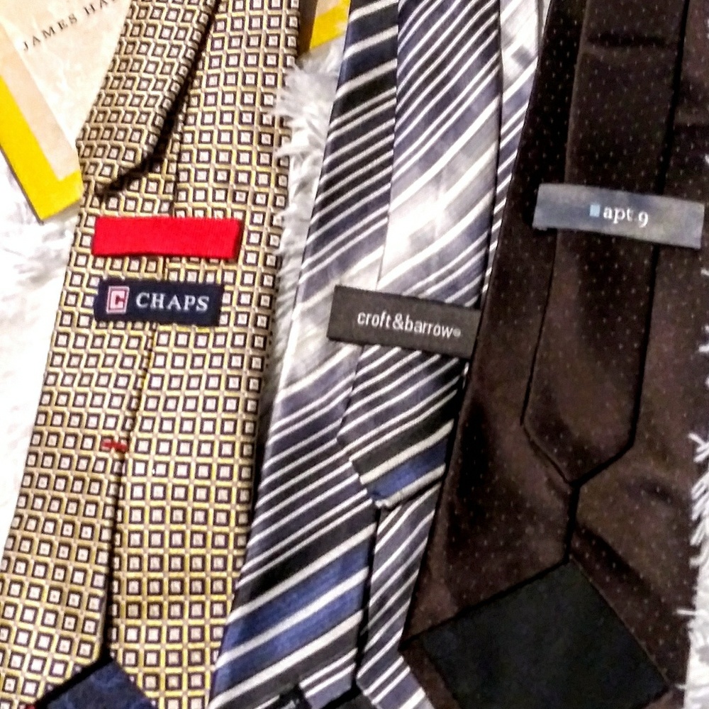 Designer ties 3 for$25